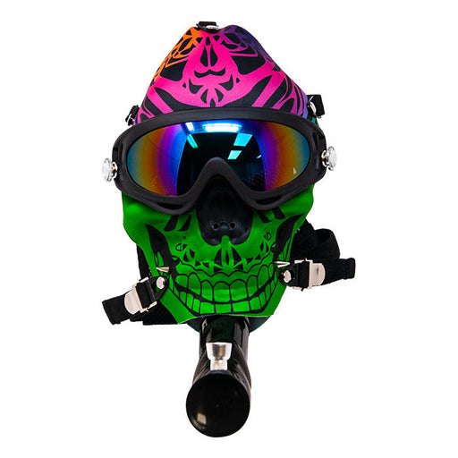 Toke While Skiing Colorful Mask Bong Acrylic Bong Maple Craft Inc