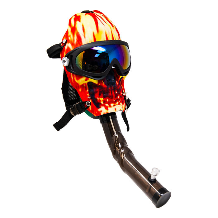 Toke While Skiing Fiery Ice Mask Acrylic Bong Maple Craft Inc