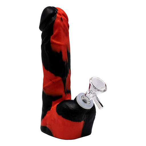 Penis Shaped Silicone Bong Resin · Silicone · Plastic Bong Maple Craft Inc Red Black