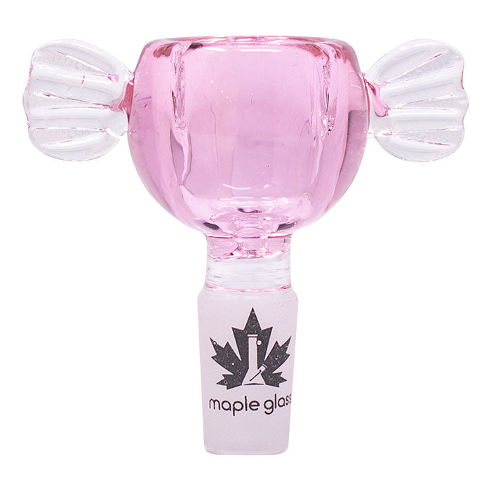 Maple Glass | Ethereal Wings Bowl 14mm Bowl · Popper Maple Craft Inc Pink
