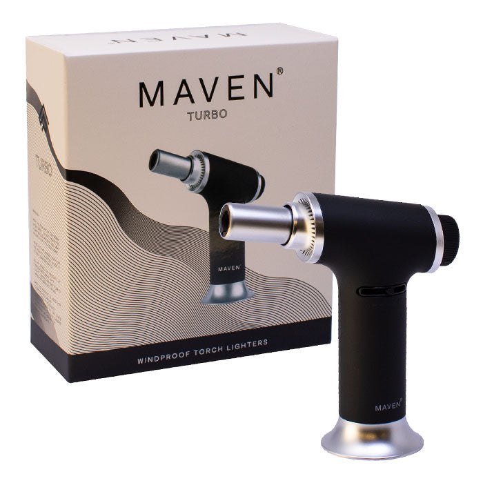 Maven | Turbo Torch Lighters -Single Torch Maple Craft Inc Black