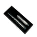 Metal Twisty Glass Blunt - Pen pipes Dab Rigs One Hitter 3 in 1 Blunt NIBO Distribution BLACK