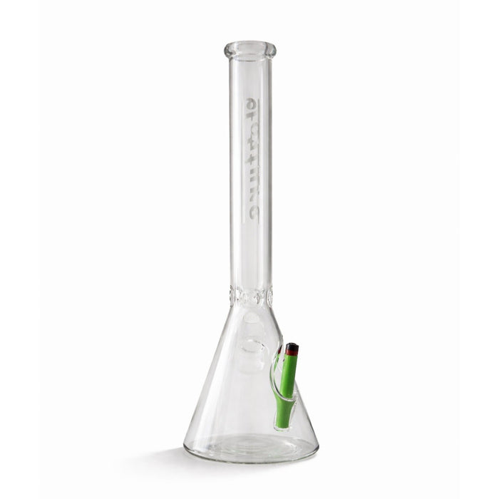 Fortune | 18" Beaker Bong – 7mm w/ Lighter Holder Glass Bong Fortune