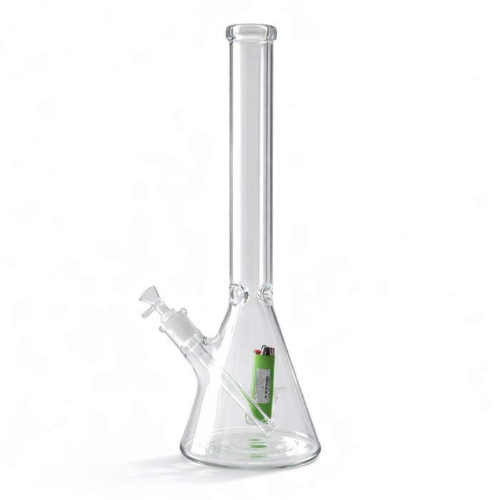 Fortune | 18" Beaker Bong – 7mm w/ Lighter Holder Glass Bong Fortune