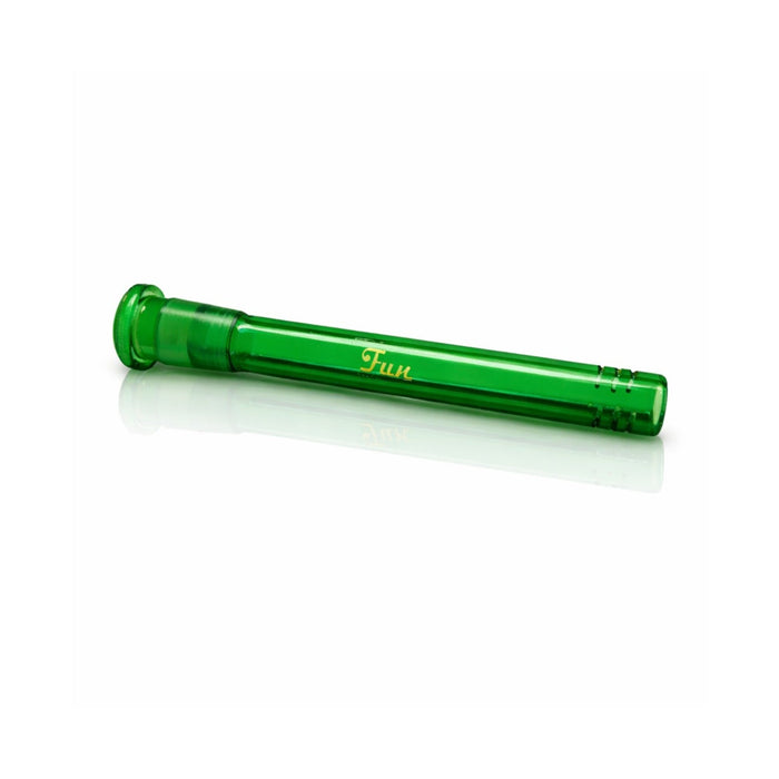 Fortune | 6" Color Glass Downstem Downstem · Bowlstem Fortune Green