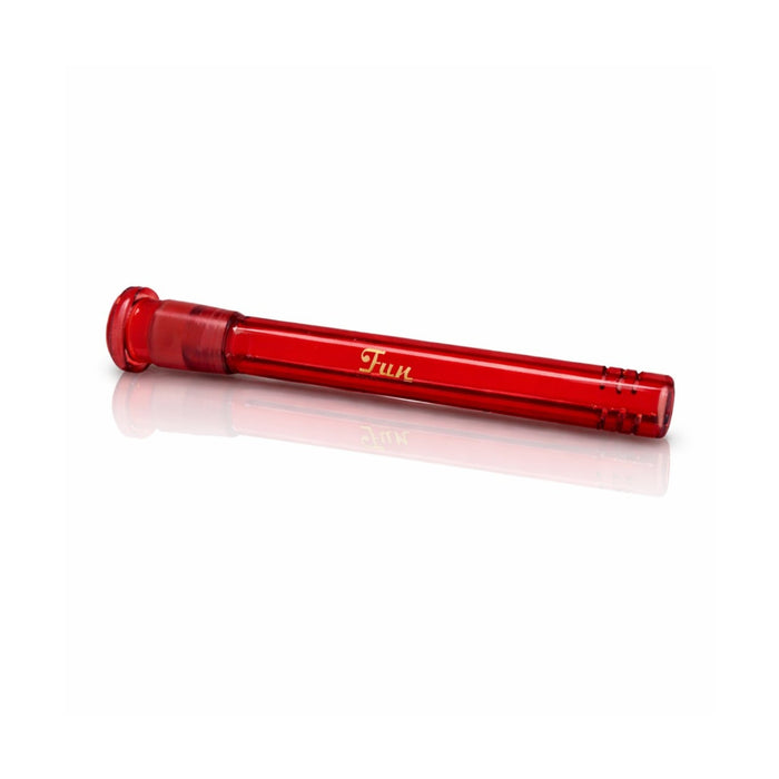 Fortune | 6" Color Glass Downstem Downstem · Bowlstem Fortune Red