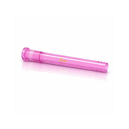 Fortune | 6" Color Glass Downstem Downstem · Bowlstem Fortune Pink