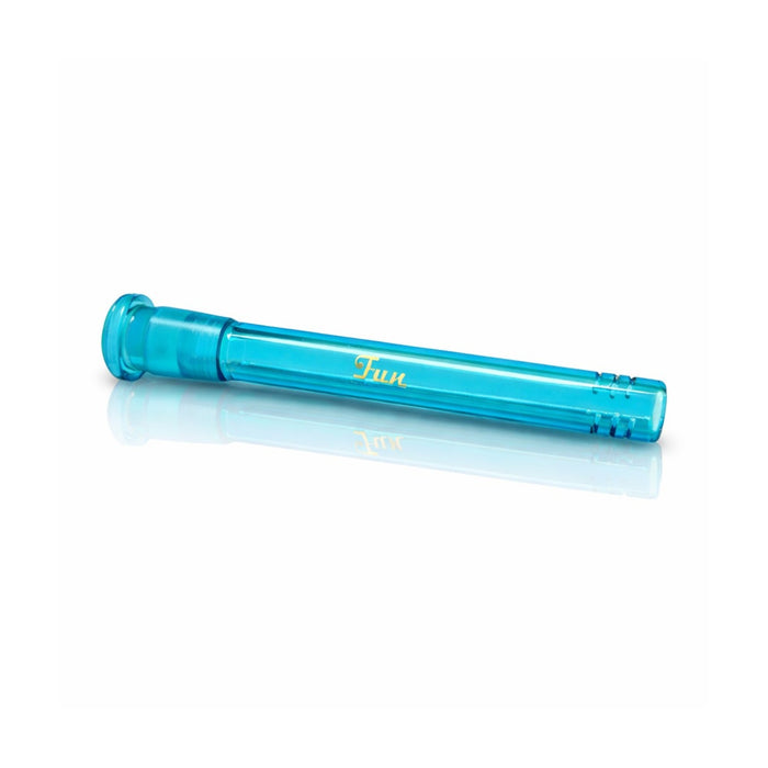 Fortune | 6" Color Glass Downstem Downstem · Bowlstem Fortune Blue