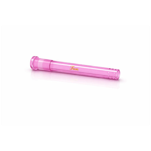 Fortune | 5" Color Glass Downstem Downstem · Bowlstem Fortune Pink