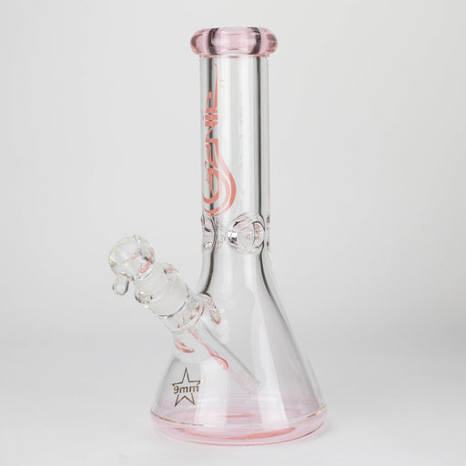 [6 Pack Bundle] Genie | 12" Classic Beaker Bong – 9 mm Thick Clear Glass ( F7-001 ) Glass Bong ONE