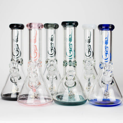 Genie | 12" Classic Beaker Bong – 9 mm Thick Clear Glass ( F7-001 ) Glass Bong ONE