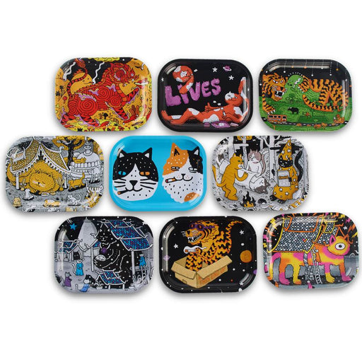 Slimjim X Jacob 9 Lives Rolling Tray - (Box of 9) Tray SLIMJIM