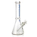 Fortune | 14" Beaker 7mm Glass Bong Disk Catcher Glass Bong Fortune Blue