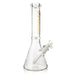 Fortune | 14" Beaker 7mm Glass Bong Disk Catcher Glass Bong Fortune Gold