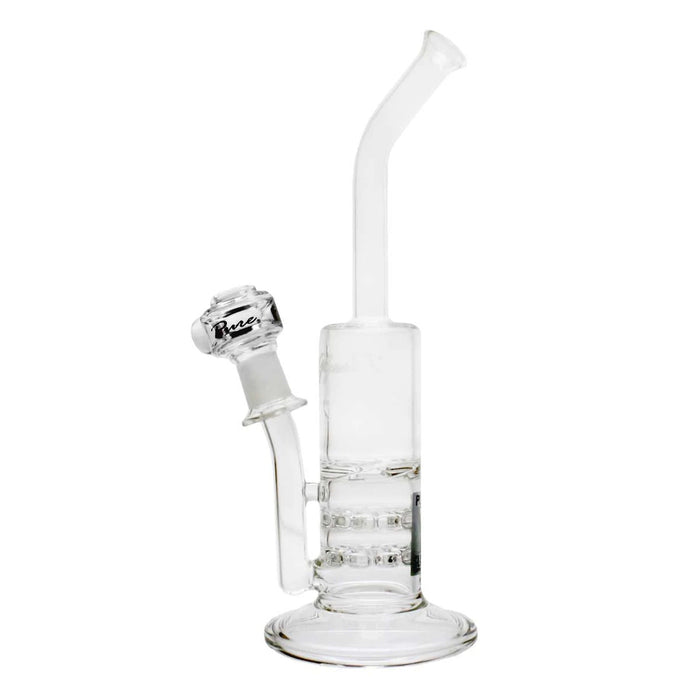 Pure Glass | 12" DCT - Flower and Dab Glass Bong PINNACLE DISTRIBUTORS INC.