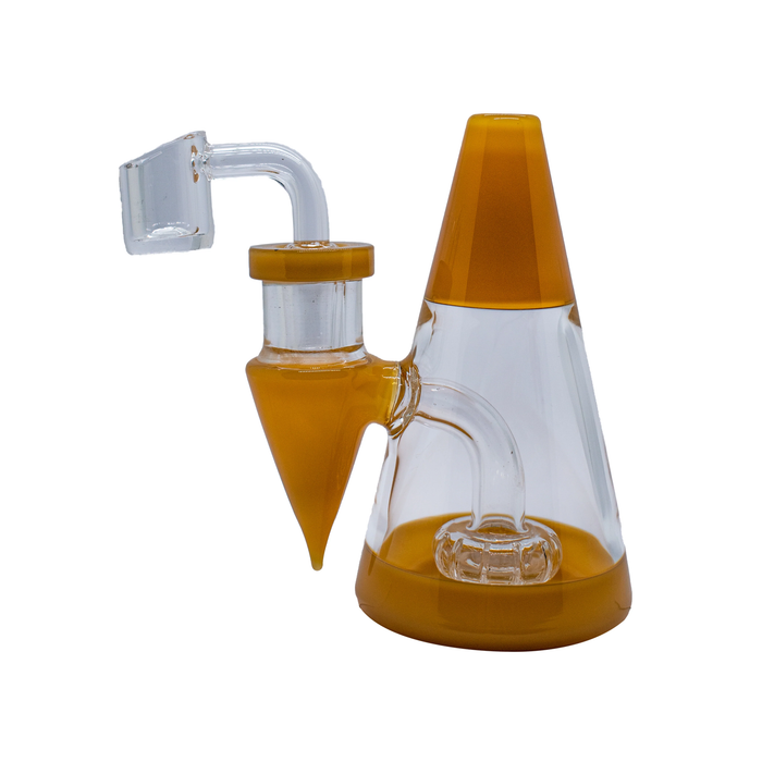 5" Minimalist Dab Rig Glass Rig PINNACLE DISTRIBUTORS INC. Jade Yellow