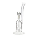Pure Glass | 6.5" Arrow Perc Bubbler 10mm Clear Glass Rig PINNACLE DISTRIBUTORS INC.