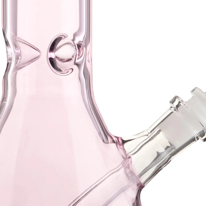 BIO | 12" 50 x 5 Beaker - Full Pink Glass Bong PINNACLE DISTRIBUTORS INC.