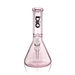 BIO | 12" 50 x 5 Beaker - Full Pink Glass Bong PINNACLE DISTRIBUTORS INC.