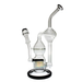 Pure Glass | 9" Infinity Recycler 10mm - Flower and Dab Glass Rig PINNACLE DISTRIBUTORS INC. Black