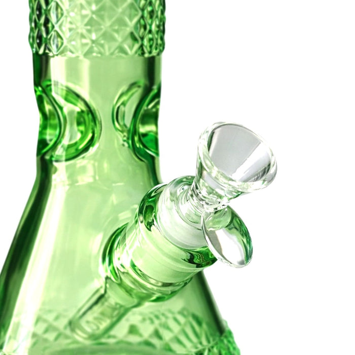 12.5” Diamond Beaker Bong – 7mm Thick Glass w/ Gift Box Glass Bong Super Supplys Inc