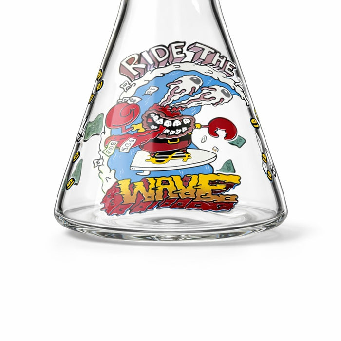 Chaos Collage 10” Graphic Beaker Bong Glass Bong Super Supplys Inc