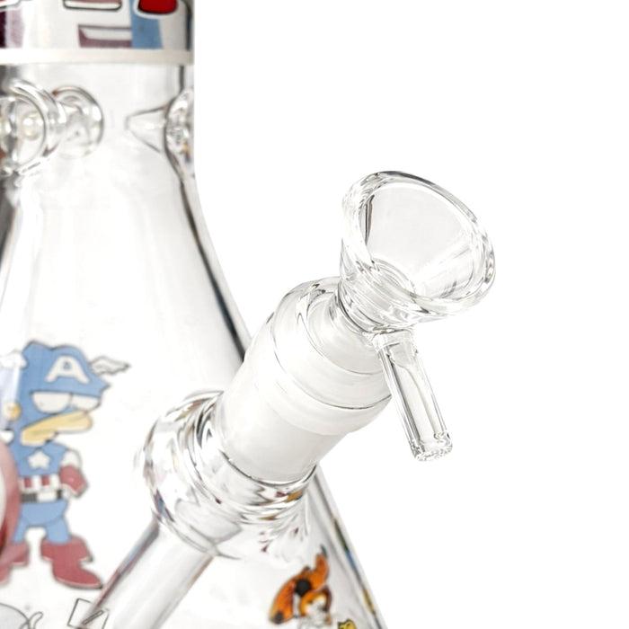 Chaos Collage 10” Graphic Beaker Bong Glass Bong Super Supplys Inc
