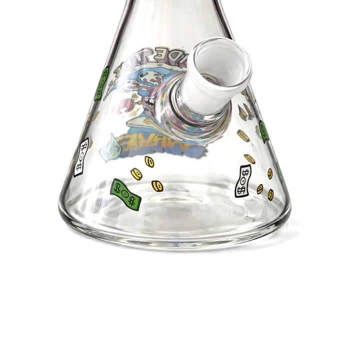 Chaos Collage 10” Graphic Beaker Bong Glass Bong Super Supplys Inc