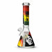 Vibe Series 10” Graphic Beaker Bong Glass Bong Super Supplys Inc Reggae Gradient Portrait