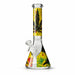 Vibe Series 10” Graphic Beaker Bong Glass Bong Super Supplys Inc Splatter Pop Abstract