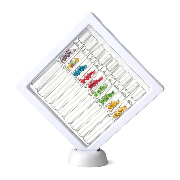Crystal Core 4” One Hitter Set – Gem Infused Glass Collection 9-CT One Hitter Super Supplys Inc