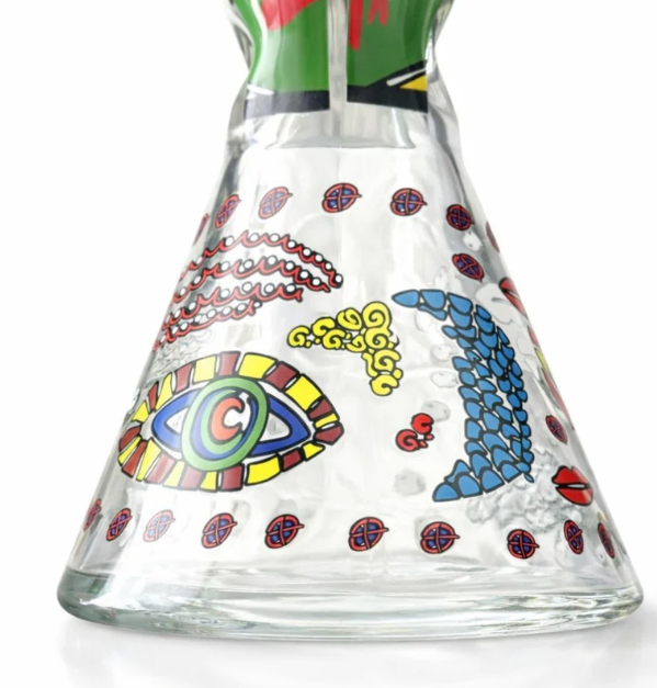 Urban Glyph 12.5” 7mm Designer Beaker Bong Glass Bong Super Supplys Inc