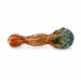 5” Artistic Double Glass Hand Pipe-Assorted Color Glass Pipe Super Supplys Inc