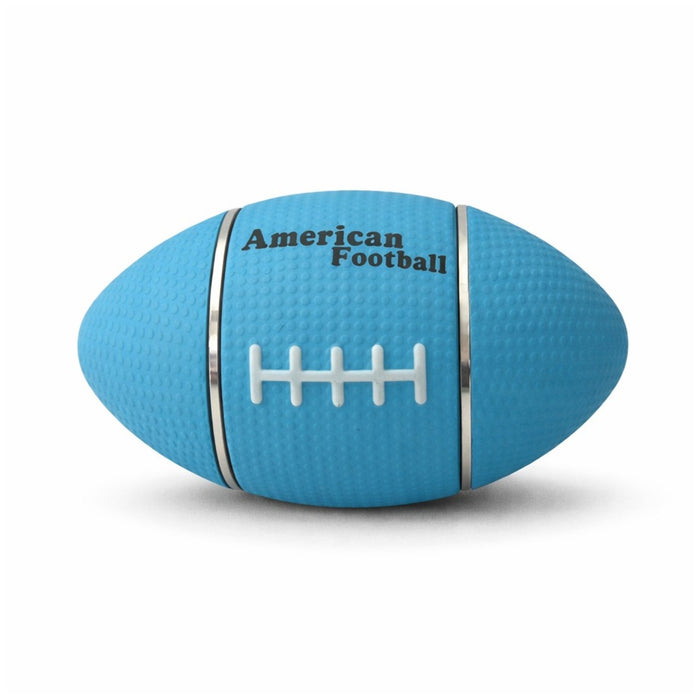 Football Design 3-Part Tobacco Grinder – Display of 6 pcs Display Pack Super Supplys Inc