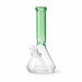 Prism Core 12.5” 7mm Heavy Glass Beaker Bong Glass Bong Super Supplys Inc Green