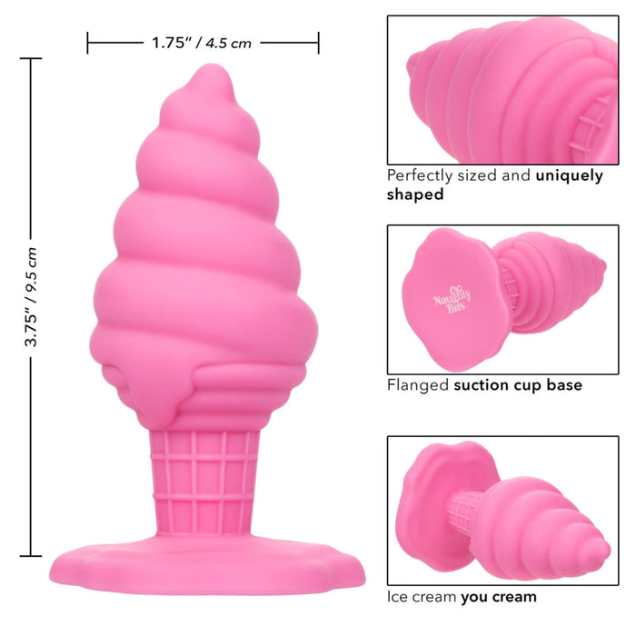 Naughty Bits Yum Bum Ice Cream Cone Butt Plug Plug JAL