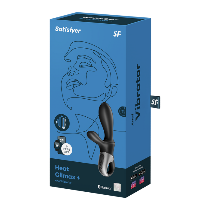 Satisfyer Heat Climax+ Black Vibrator JAL