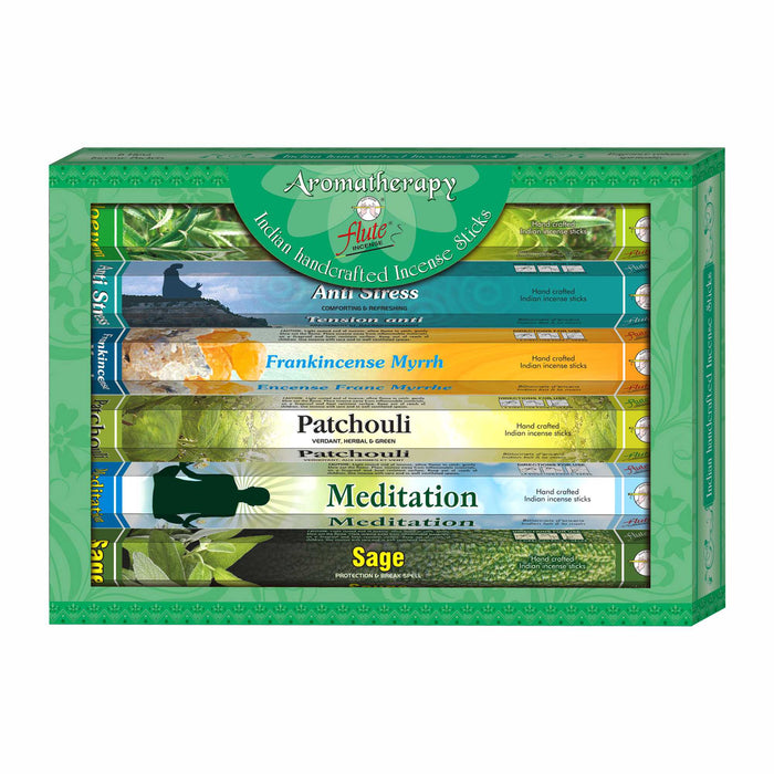 Flute | Classic Incense Gift Pack of 6 Incense SunGlow Bundle 1