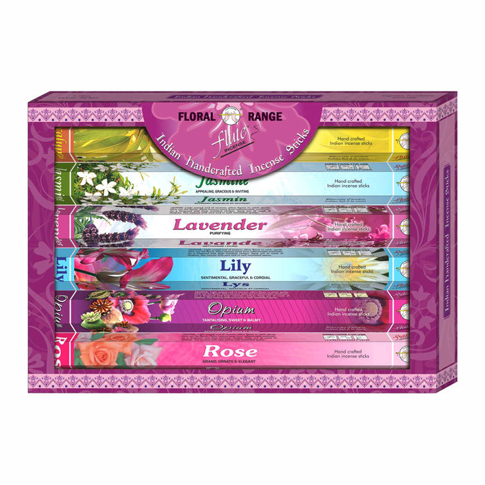 Flute | Classic Incense Gift Pack of 6 Incense SunGlow Bundle 2