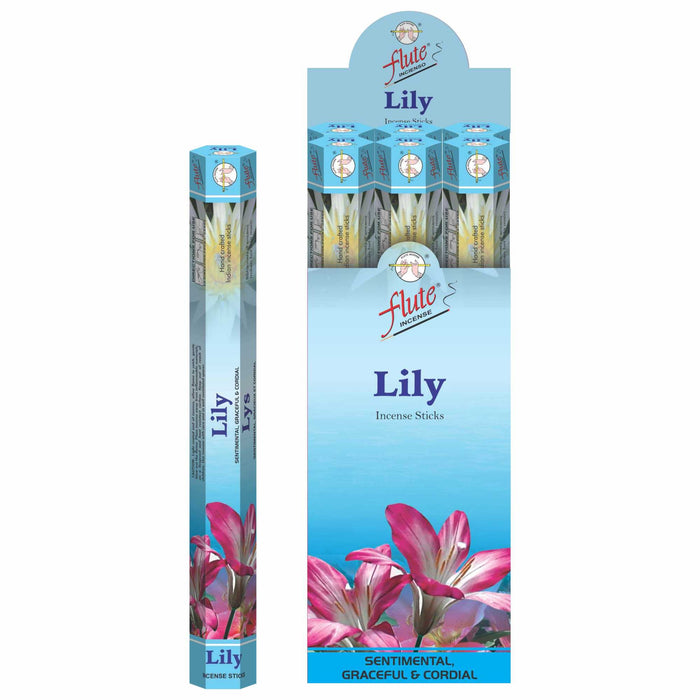 Flute | Incense Sticks- 9" Incense SunGlow Lily