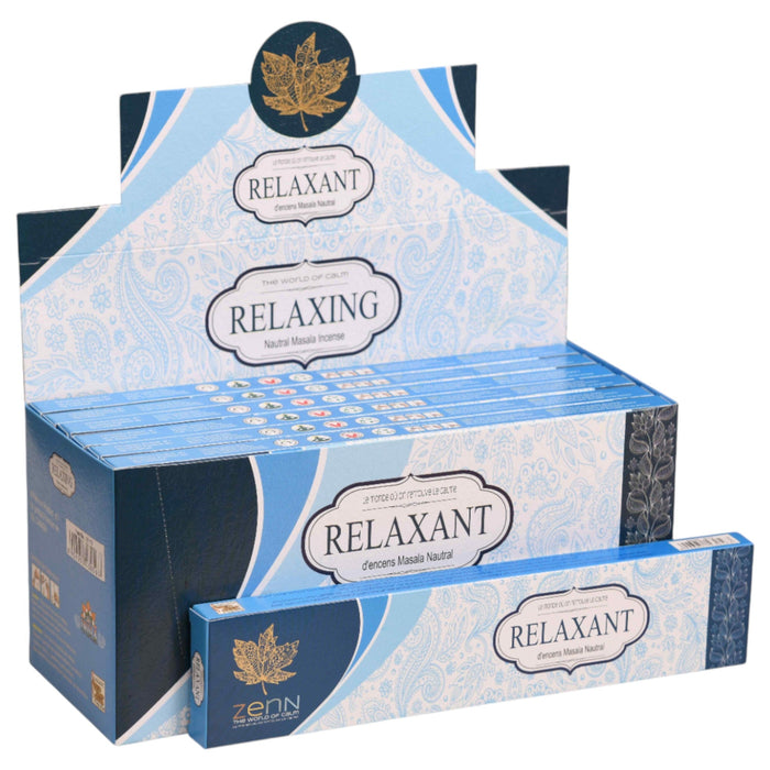 Zenn | Relaxing Incense Sticks 15g – Pack of 12 Incense SunGlow Sandalwood