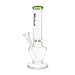 Wicked | 10" 4mm Glass Beaker Bong-4 Colours Assorted Glass Bong Super Supplys Inc Green