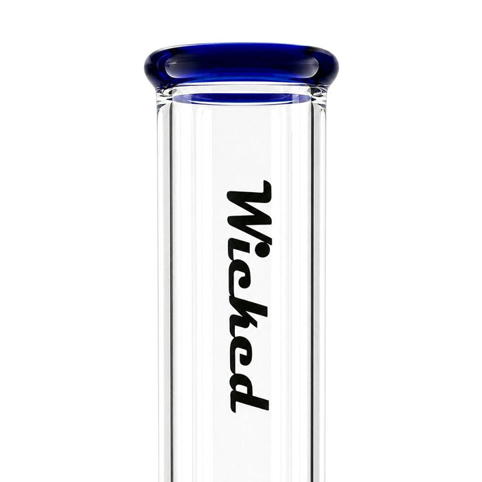 Wicked | 10" 4mm Glass Beaker Bong-4 Colours Assorted Glass Bong Super Supplys Inc