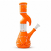 10" Splashguard Zong Glass Perc- 8 Assorted Colours Glass Bong Super Supplys Inc Orange