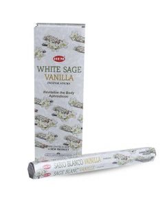 HEM | Hexa Incense Sticks – 6 Tubes / Box Incense SunGlow White Sage Vanilla