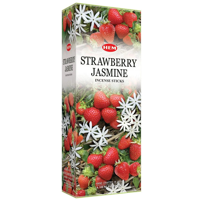 HEM | Hexa Incense Sticks – 6 Tubes / Box Incense SunGlow Strawberry Jasmine