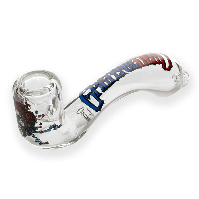 Grateful Dead x GEAR Premium® | 5.5" Bertha Sherlock Hand Pipe In Collectible Tin Glass Pipe West Coast Gifts