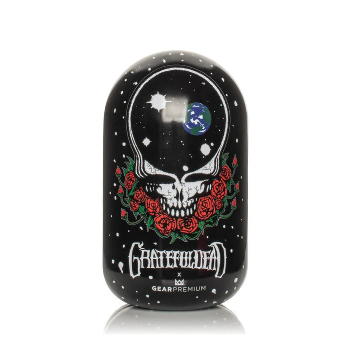 Grateful Dead x GEAR Premium® | 5.5" Space Your Face Sherlock Hand Pipe In Collectible Tin Glass Pipe West Coast Gifts