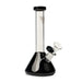 Red Eye Tek® | 8" Tall Midge Mini Beaker Tube Glass Bong West Coast Gifts Black