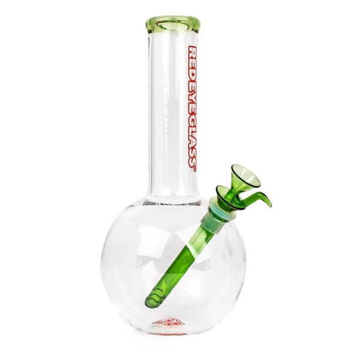 Red Eye Glass® | 10" Tall Little Bro Bubble Tube Glass Bong West Coast Gifts Green